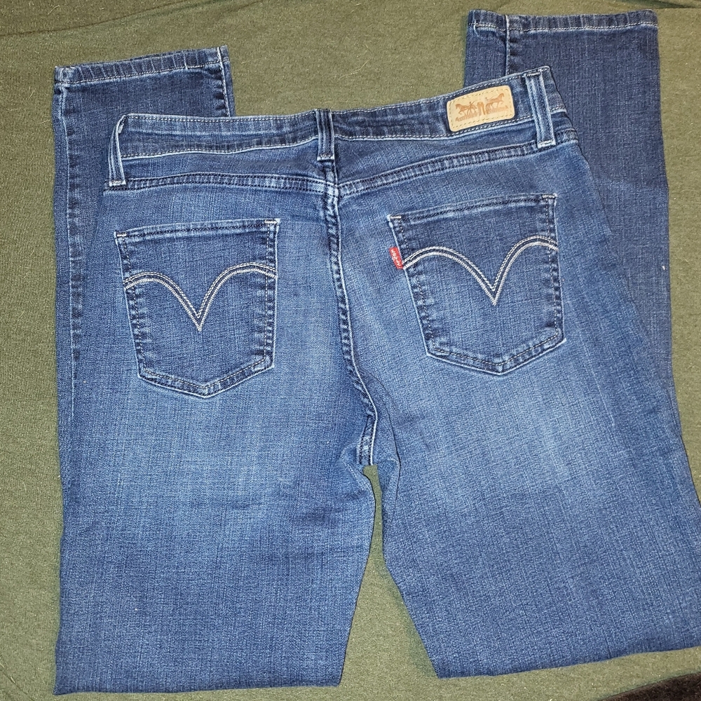 Levi's 12M W31 L32 Midrise Skinny Levi's Blue Denim Jeans